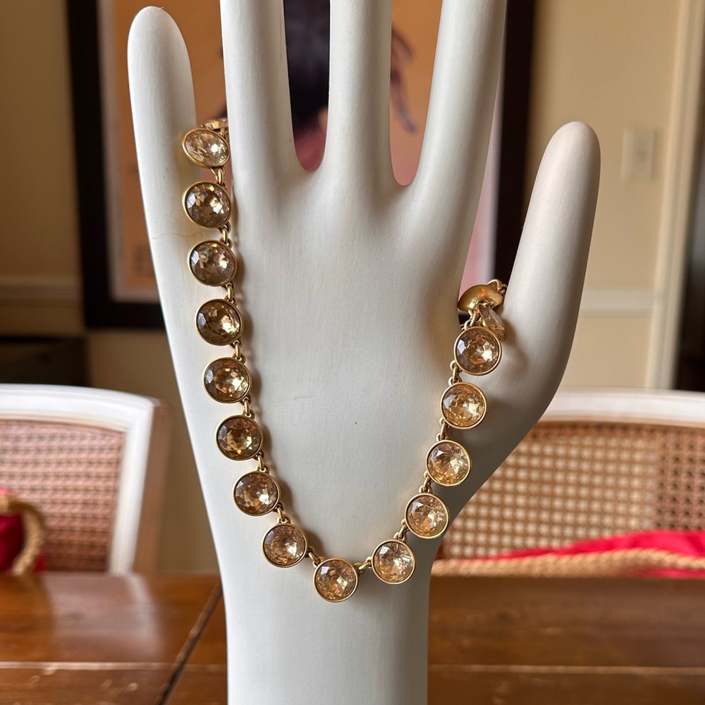 Stella and Dot necklace 18” reversible.